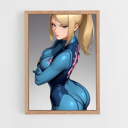 ap-samus aran-4 cadre Bois clair