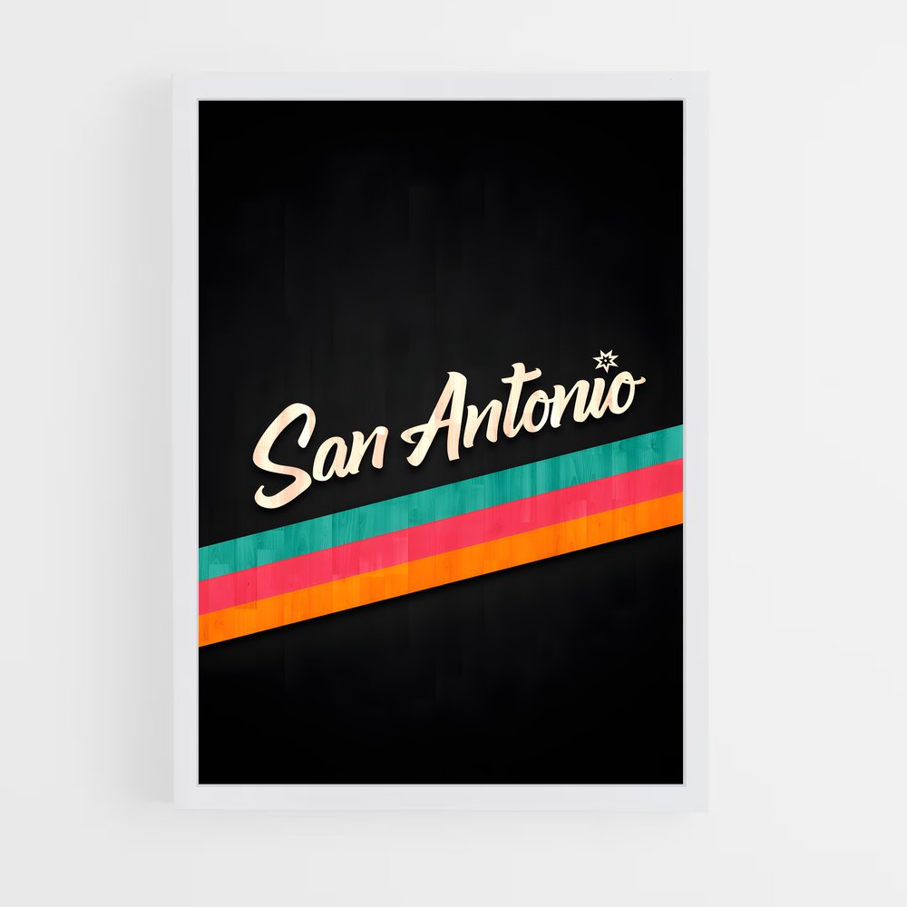 ap-san antonio spurs-1 cadre Blanc