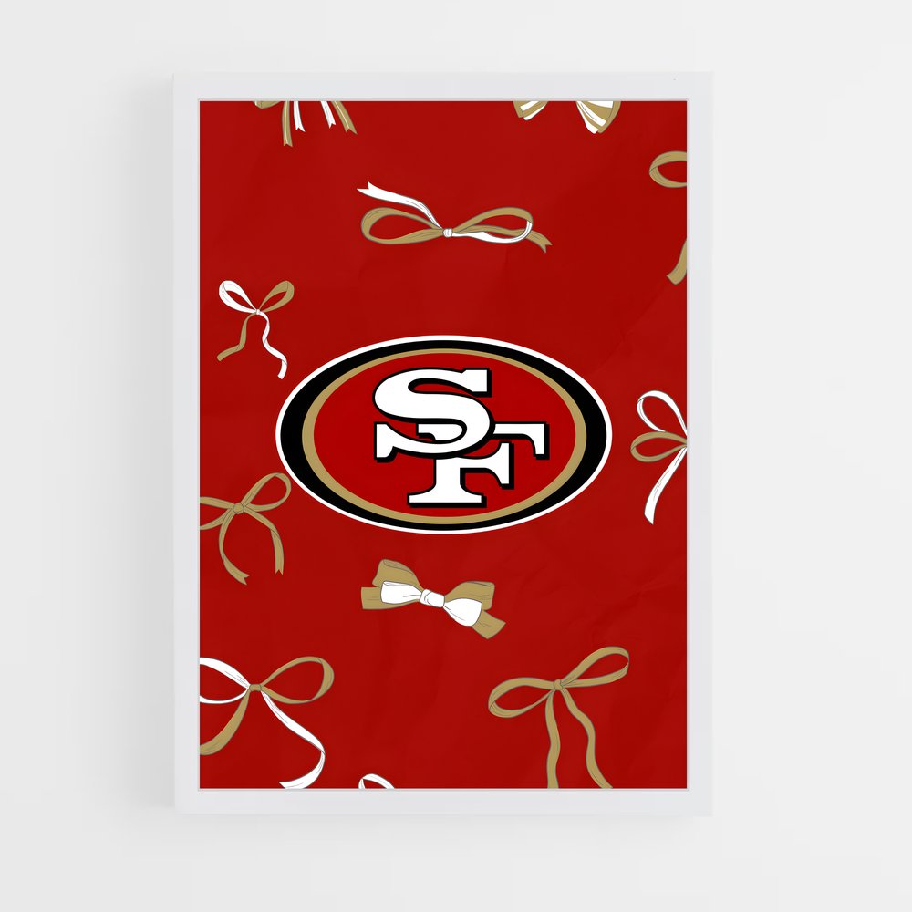 ap-san francisco 49ers-10 cadre Blanc