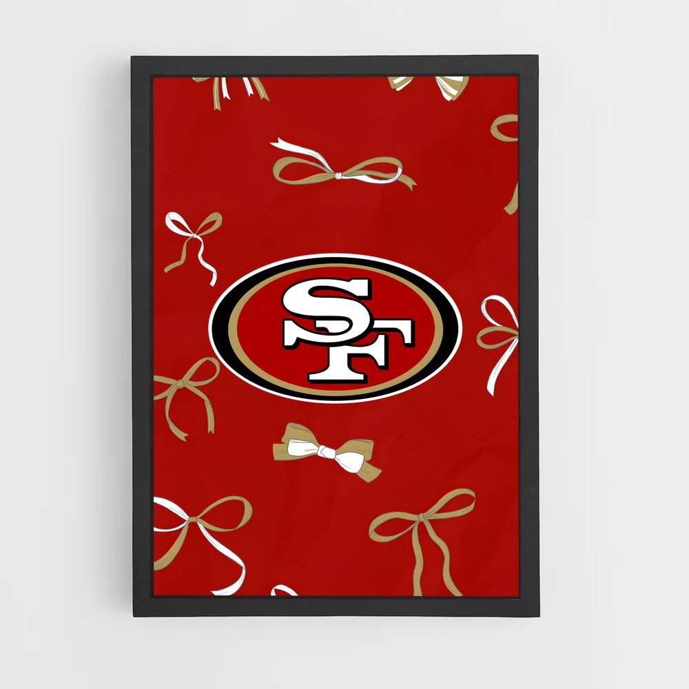 ap-san francisco 49ers-10 cadre Noir