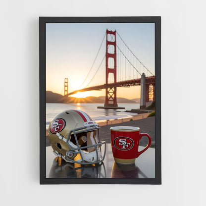 ap-san francisco 49ers-12 cadre Noir