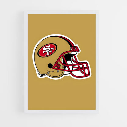 ap-san francisco 49ers-13 cadre Blanc