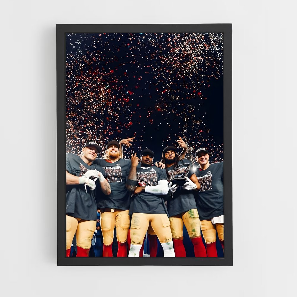 ap-san francisco 49ers-2 cadre Noir
