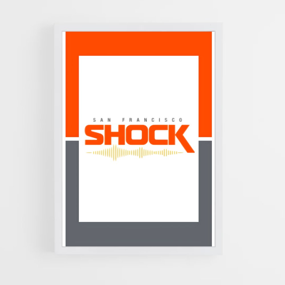 ap-san francisco shock-1 cadre Blanc