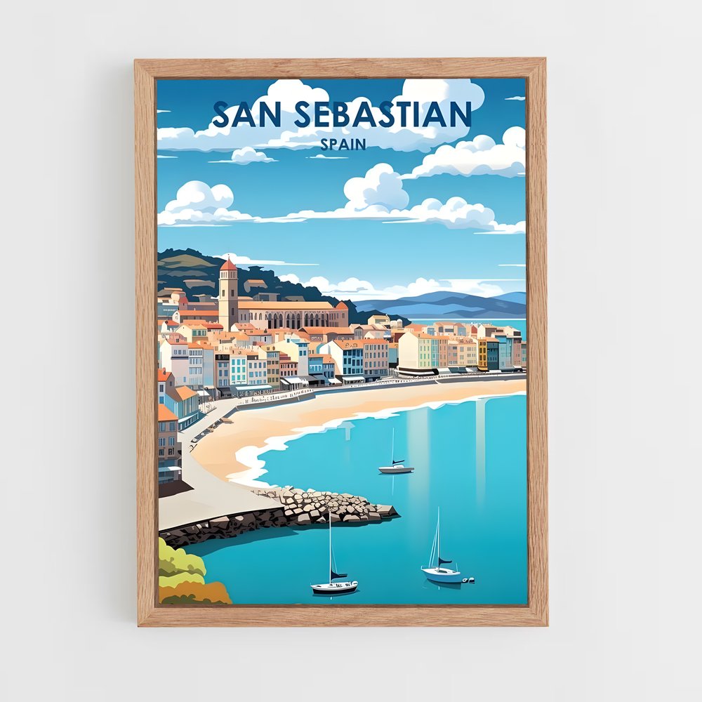 ap-san sebastian-1 cadre Bois clair