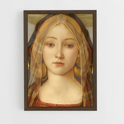 ap-sandro botticelli-3 cadre Bois foncé