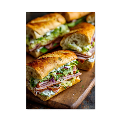 Poster Sandwich Gourmand