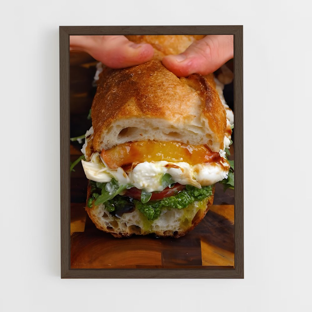 ap-sandwich-7 cadre Bois foncé