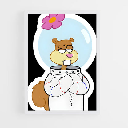 ap-sandy cheeks-1 cadre Blanc