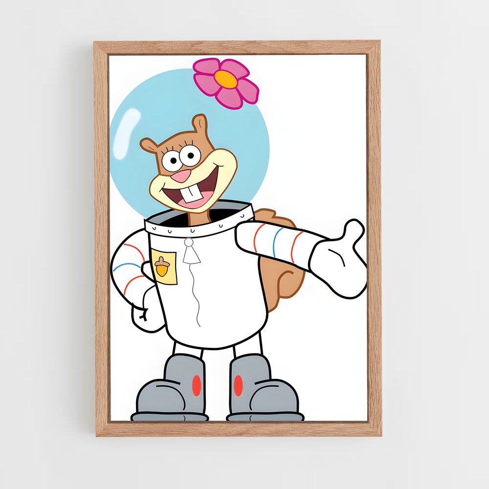 ap-sandy cheeks-2 cadre Bois clair