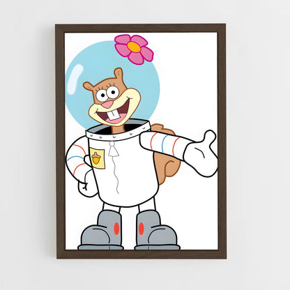 ap-sandy cheeks-2 cadre Bois foncé