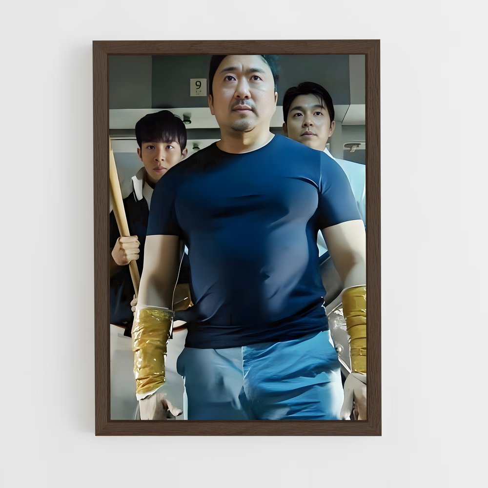ap-sang hwa-1 cadre Bois foncé