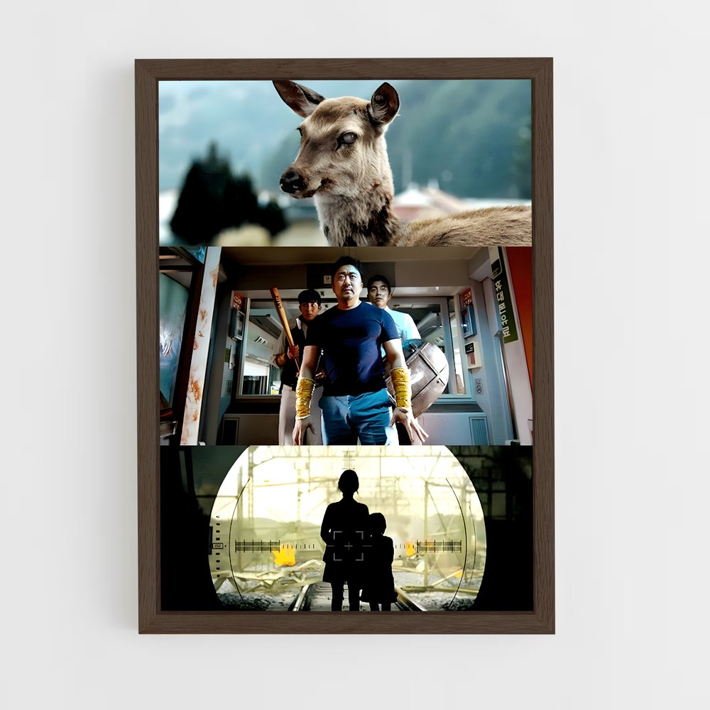 ap-sang hwa-5 cadre Bois foncé