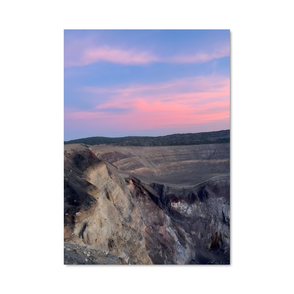 Poster Crépuscule sur le Cratère