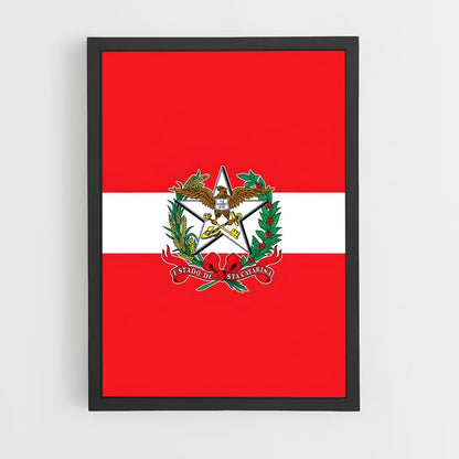 ap-santa catarina flag-1 cadre Noir