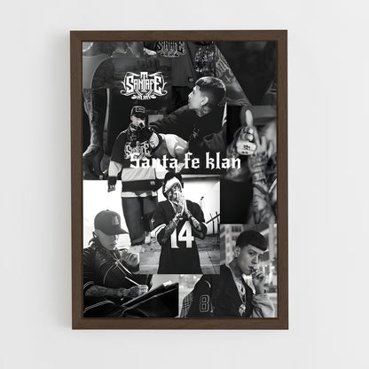 ap-santa fe klan-3 cadre Bois foncé