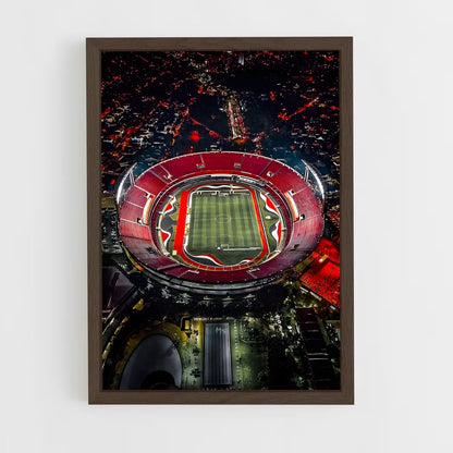 ap-sao paulo fc-3 cadre Bois foncé