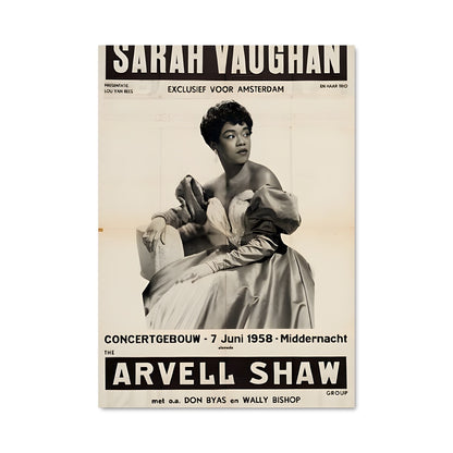 Poster Sarah Vaughan: A Portrait in Jazz