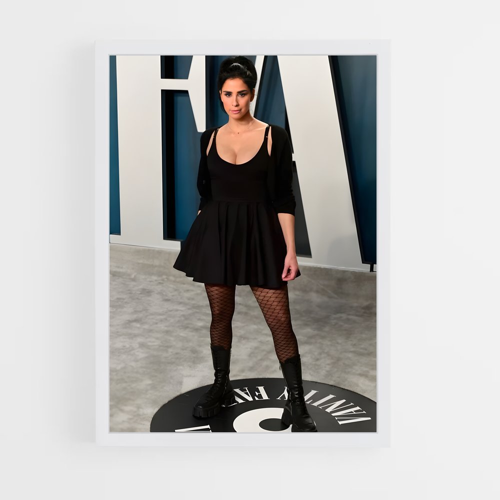 ap-sarah silverman-4 cadre Blanc