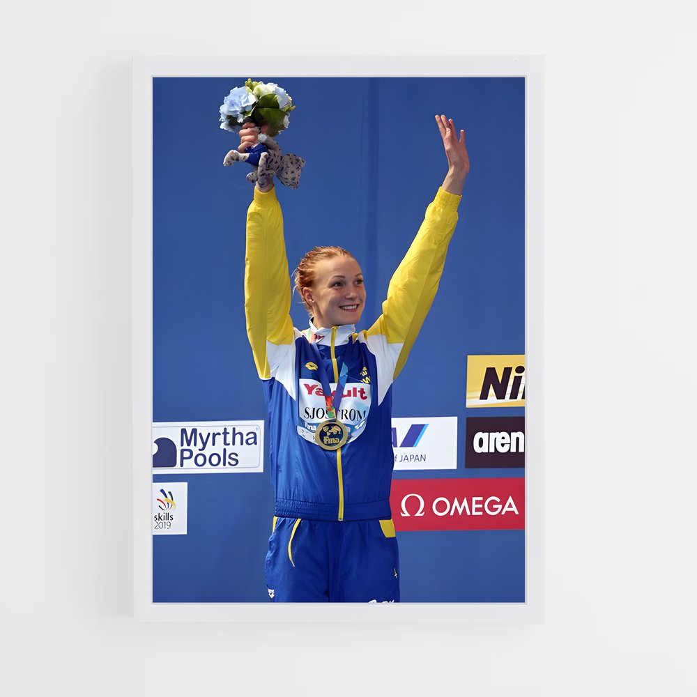 ap-sarah sjostrom-4 cadre Blanc