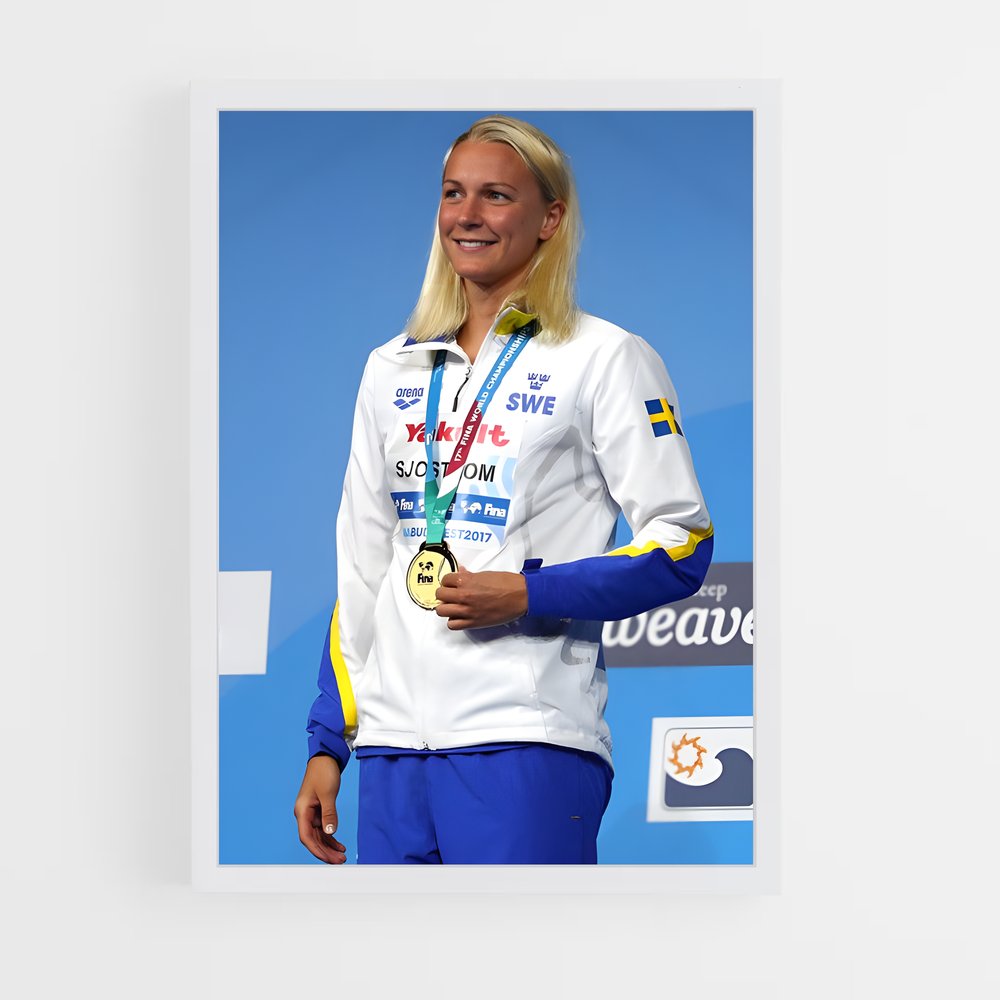 ap-sarah sjostrom-5 cadre Blanc
