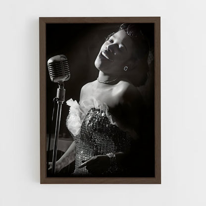 ap-sarah vaughan-1 cadre Bois foncé