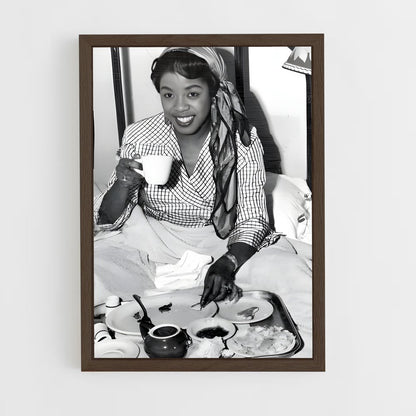 ap-sarah vaughan-2 cadre Bois foncé
