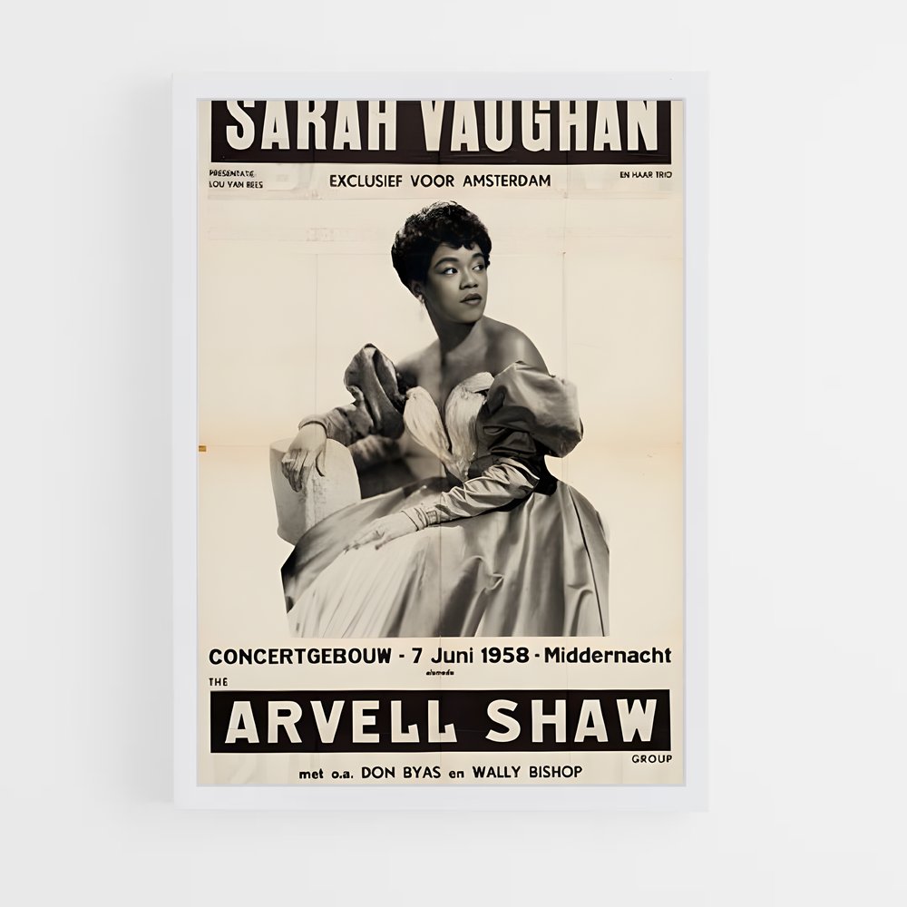 ap-sarah vaughan-3 cadre Blanc