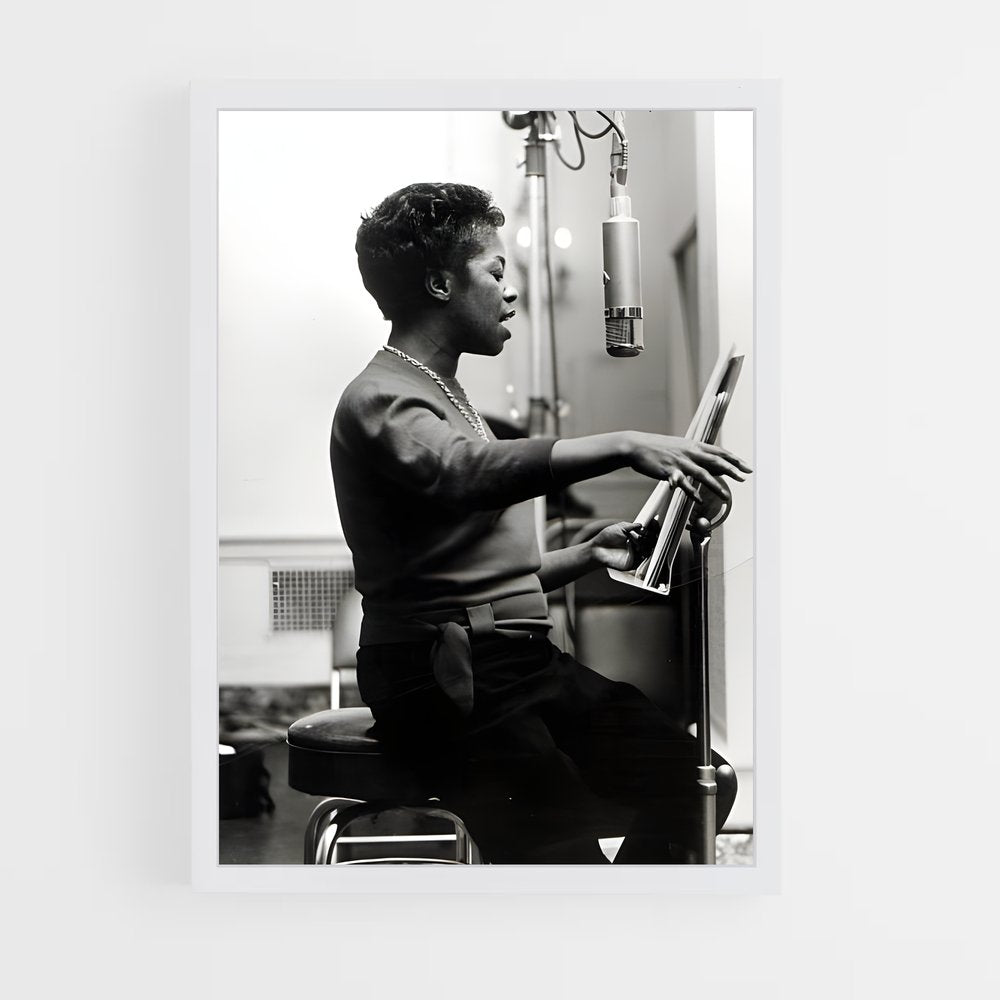 ap-sarah vaughan-4 cadre Blanc
