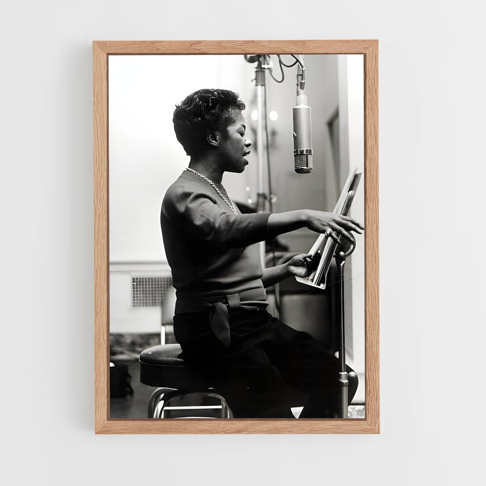 ap-sarah vaughan-4 cadre Bois clair