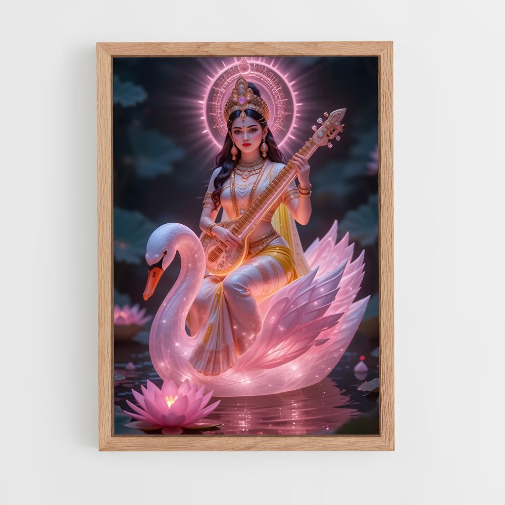 ap-saraswati-14 cadre Bois clair