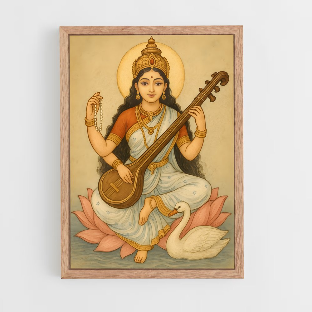 ap-saraswati-16 cadre Bois clair