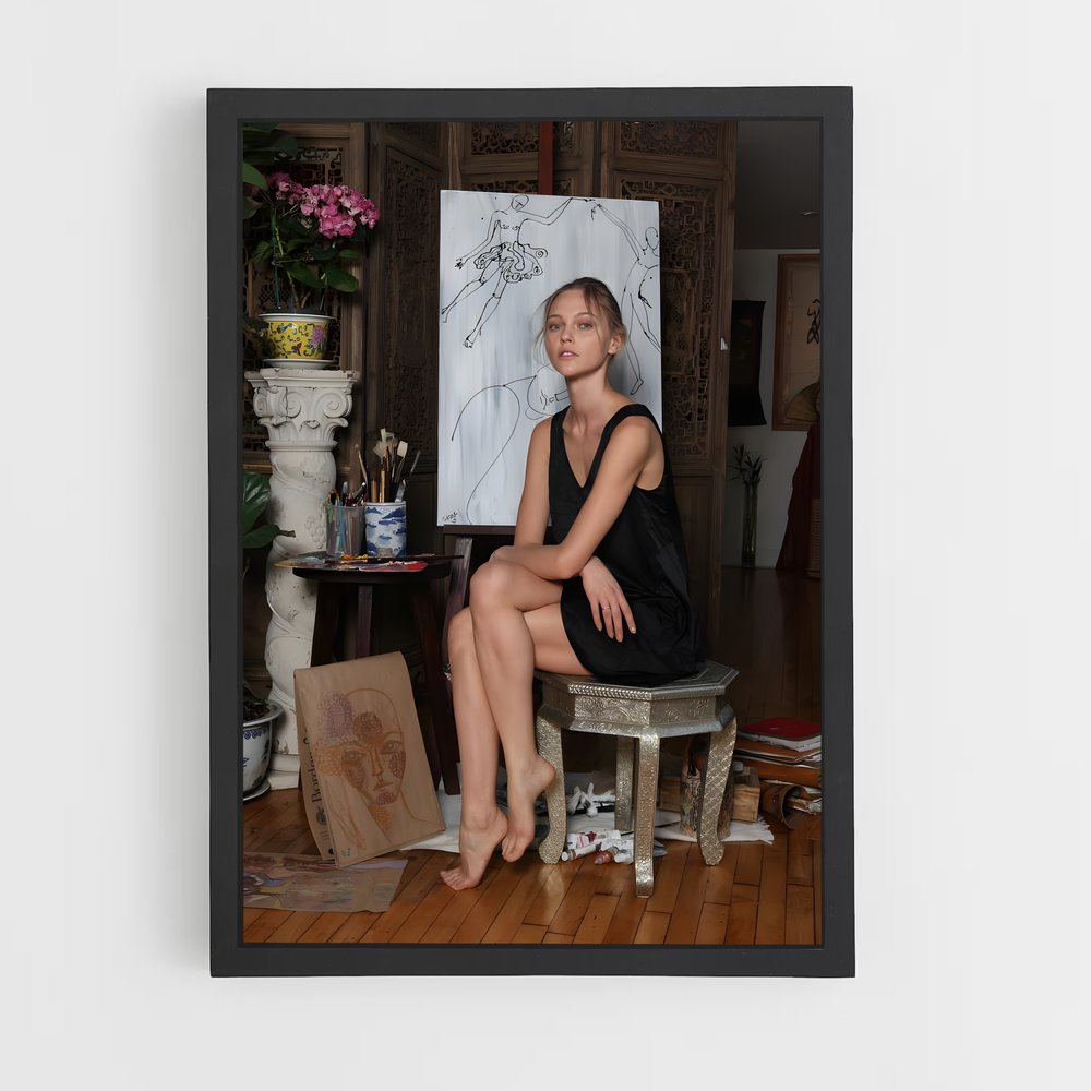 ap-sasha pivovarova-7 cadre Noir