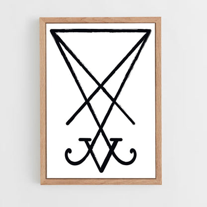 ap-satanic symbols-1 cadre Bois clair