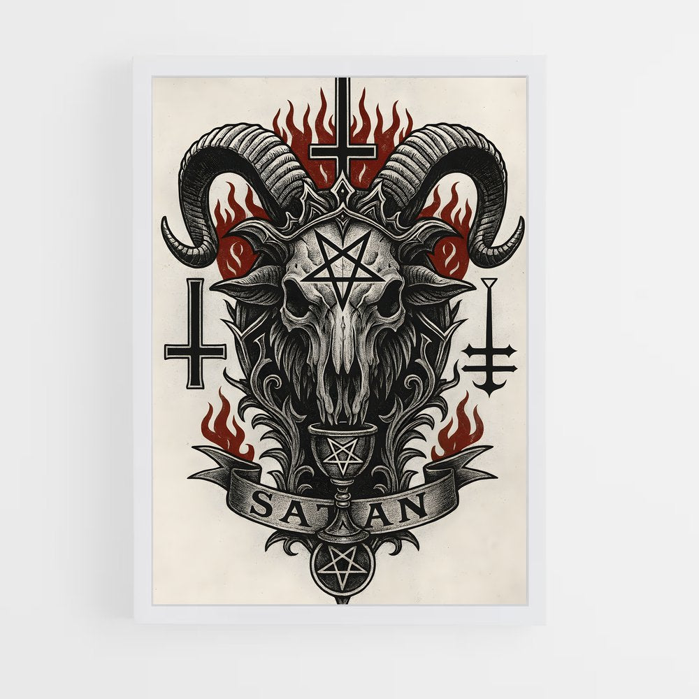 ap-satanic symbols-3 cadre Blanc
