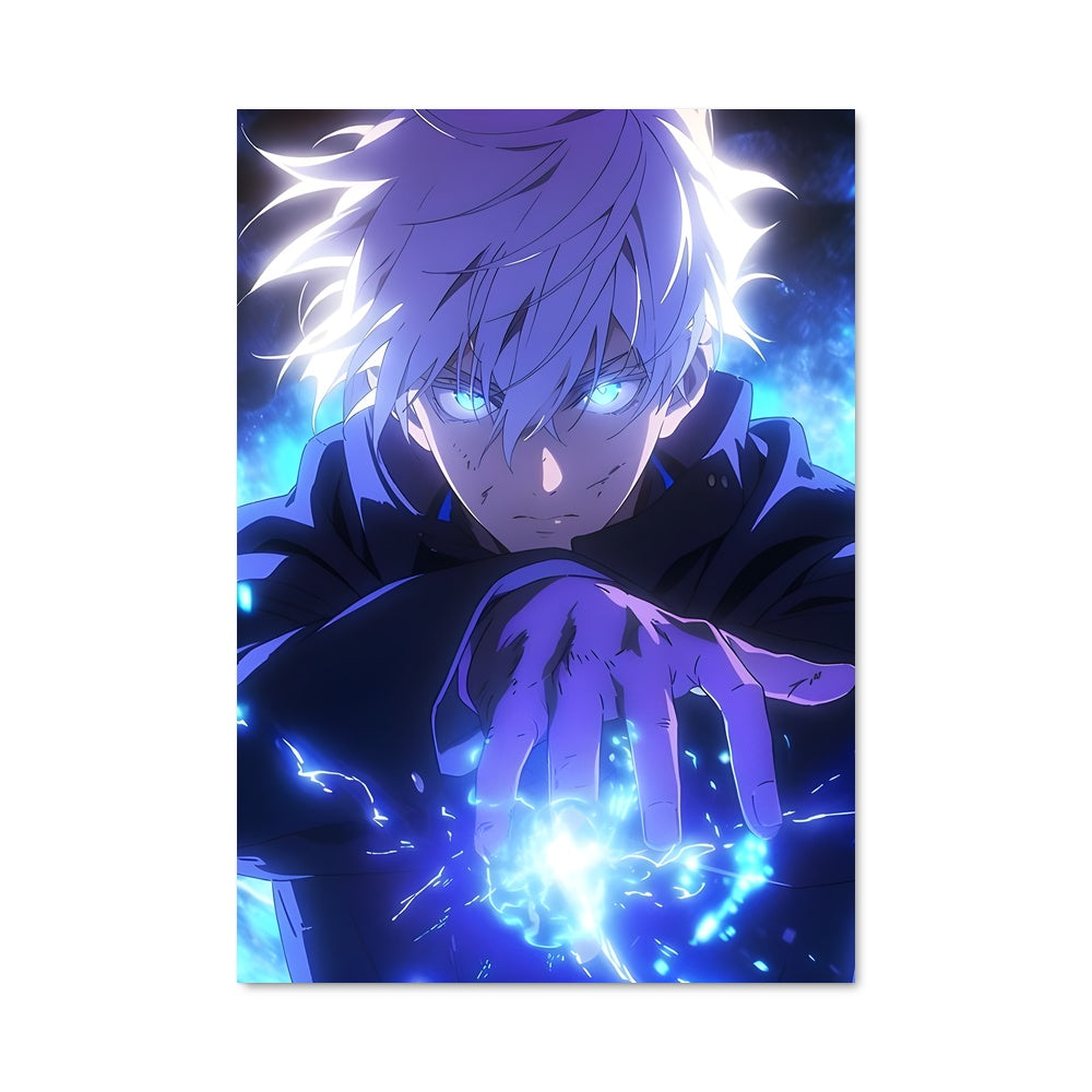 Poster Satoru en Bleu