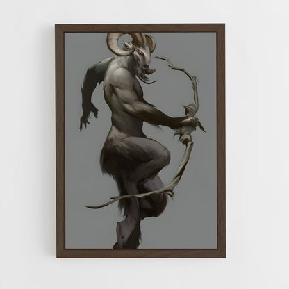 ap-satyr-3 cadre Bois foncé