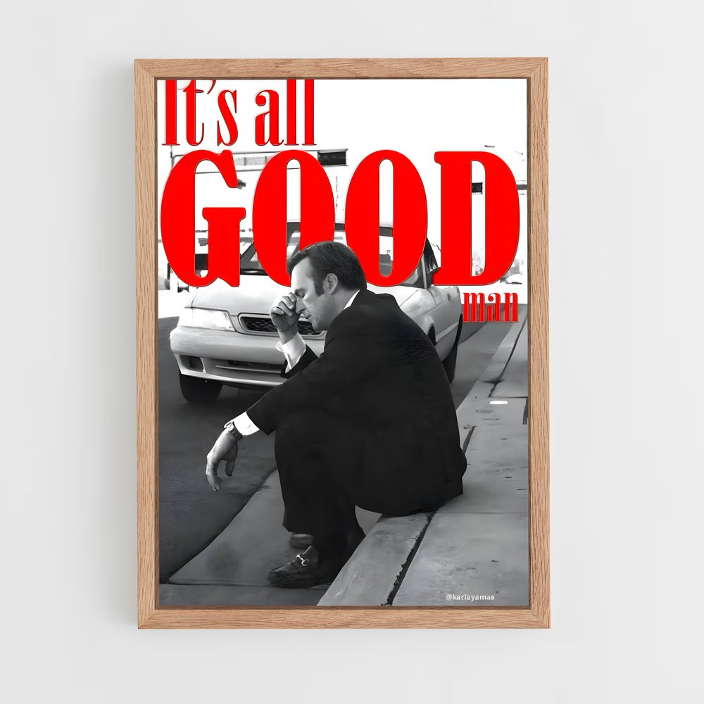 ap-saul goodman-1 cadre Bois clair