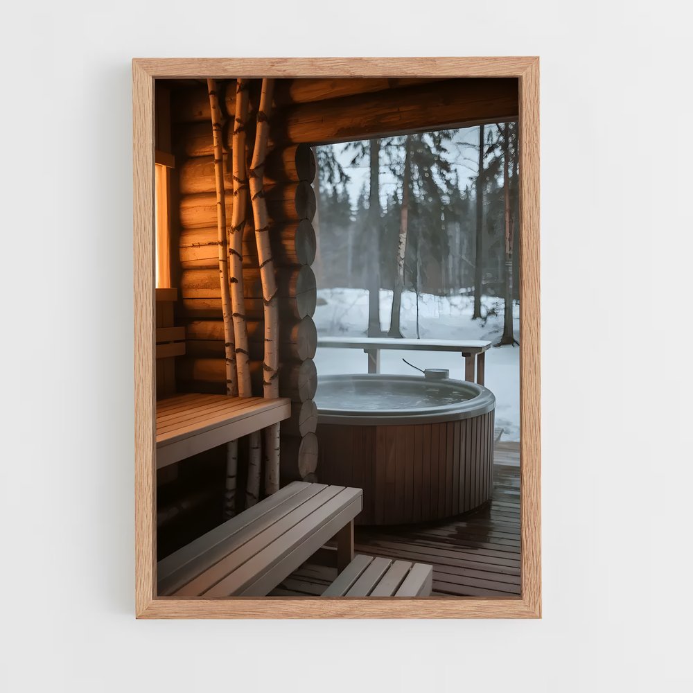 ap-sauna-10 cadre Bois clair