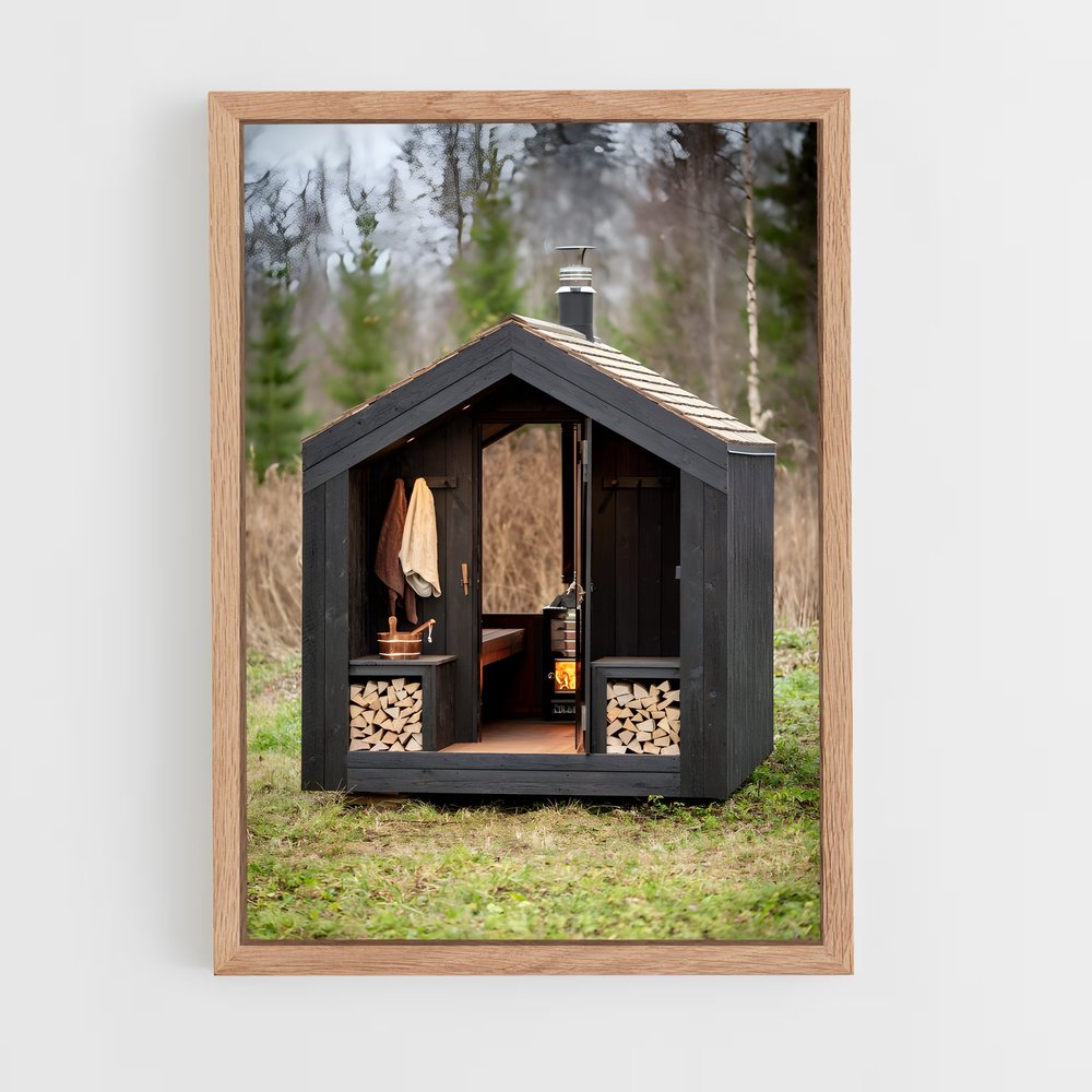 ap-sauna-8 cadre Bois clair