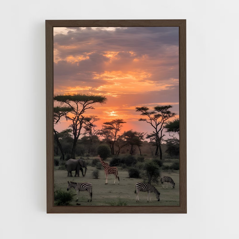 ap-savanna-4 cadre Bois foncé