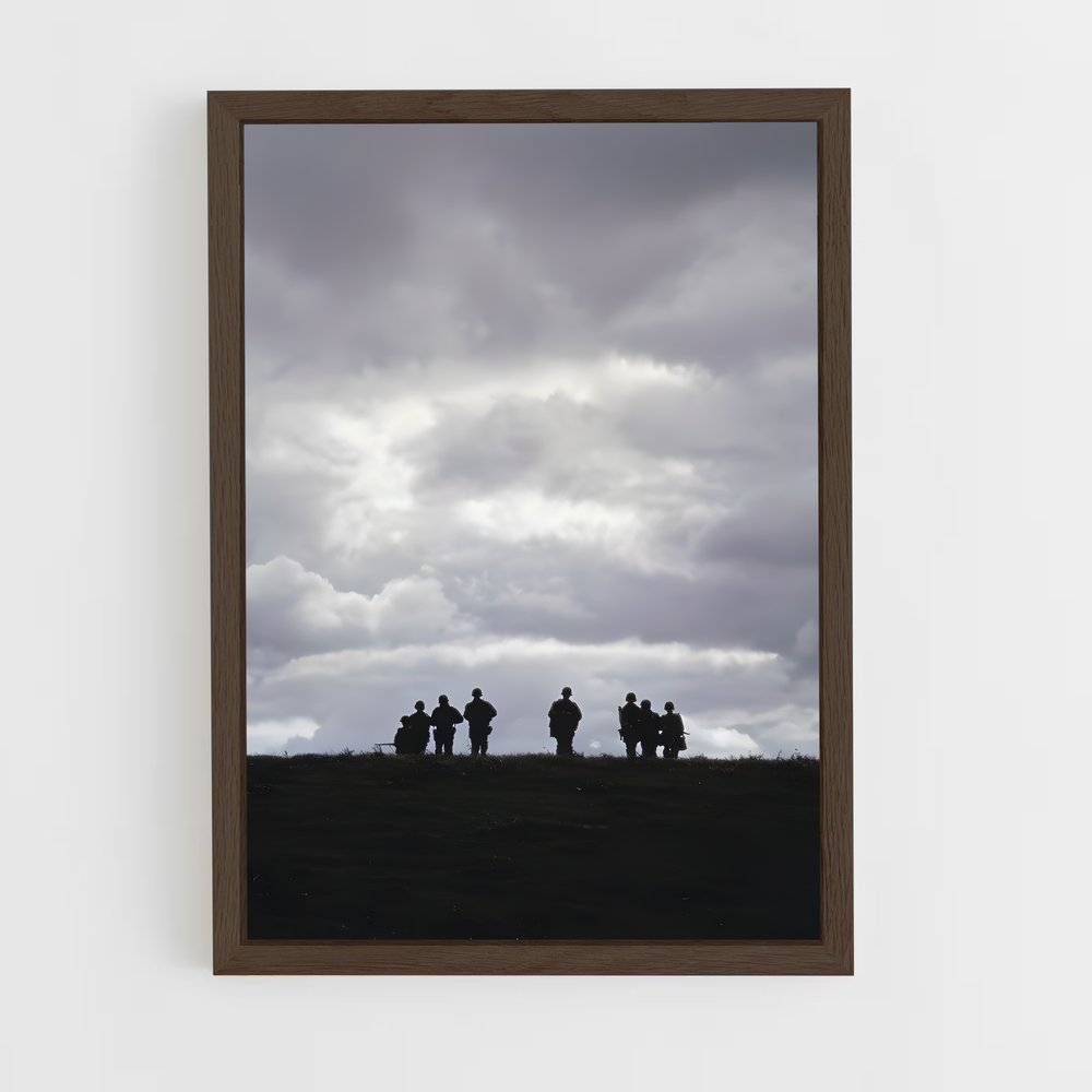ap-saving private ryan-2 cadre Bois foncé