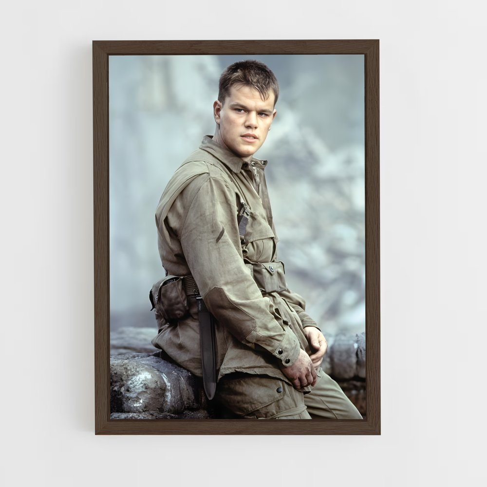 ap-saving private ryan-3 cadre Bois foncé