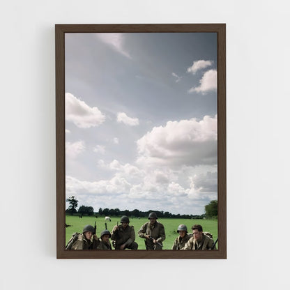 ap-saving private ryan-4 cadre Bois foncé