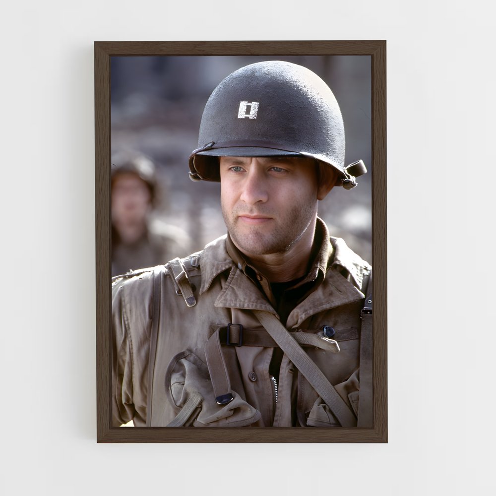 ap-saving private ryan-5 cadre Bois foncé
