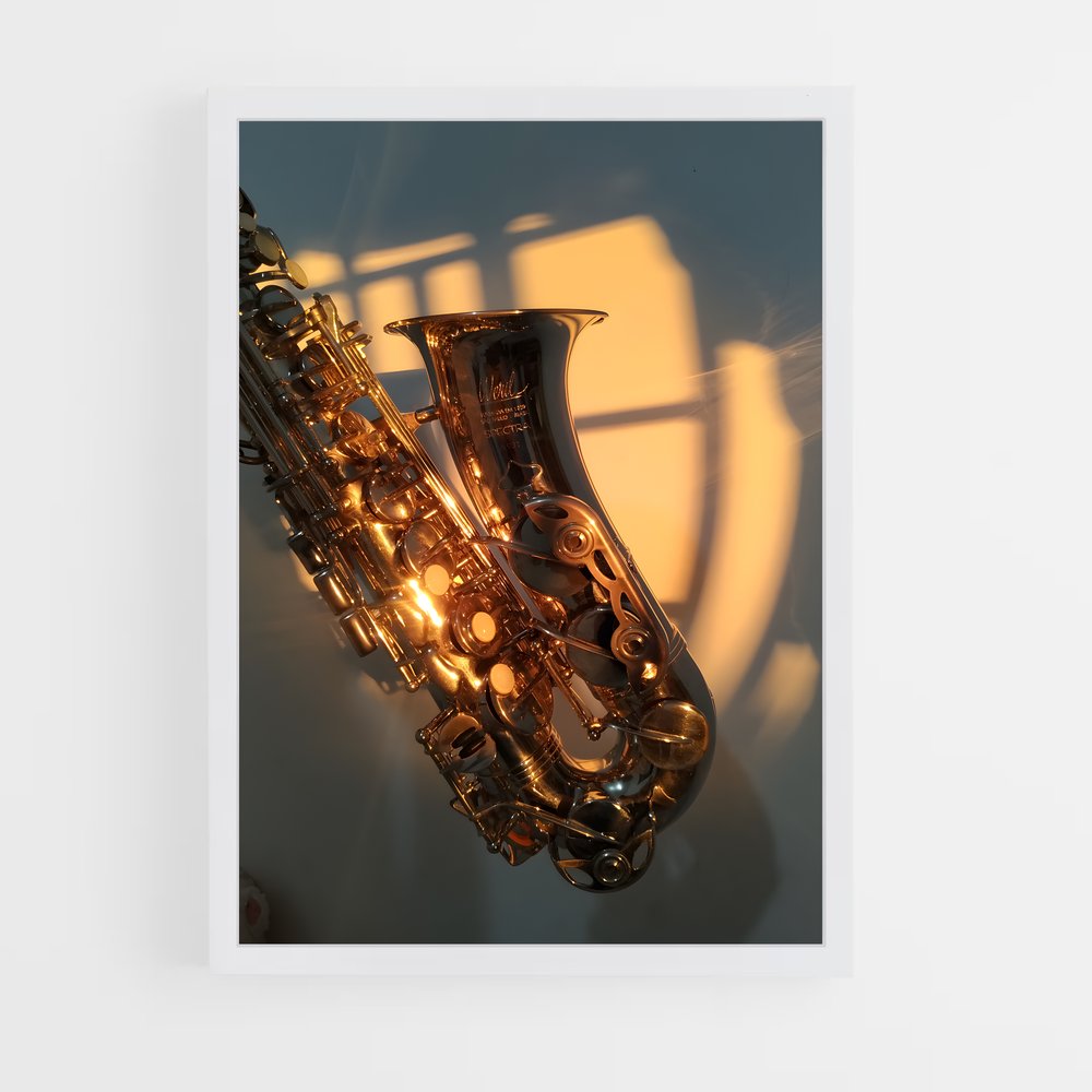 ap-saxophone-2 cadre Blanc