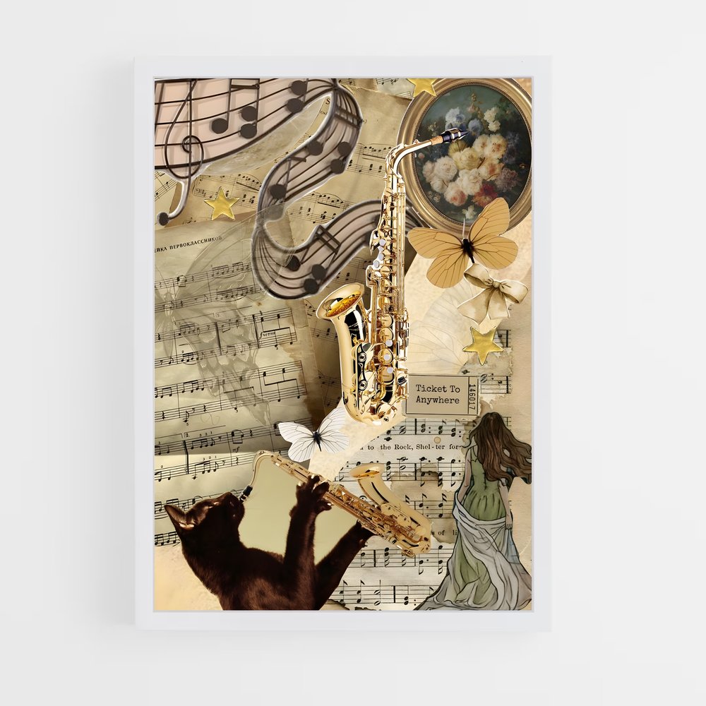 ap-saxophone-5 cadre Blanc