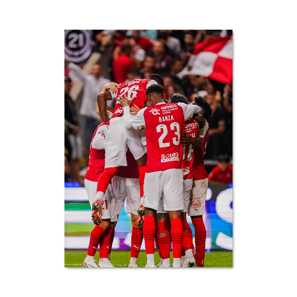 Poster La Célébration Rouge et Blanche