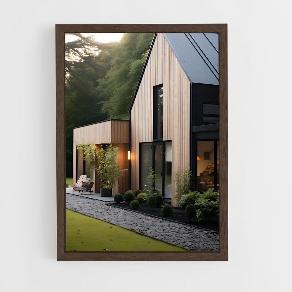 ap-scandinavian architecture-1 cadre Bois foncé