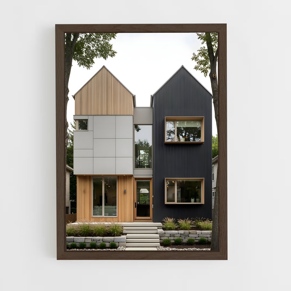 ap-scandinavian architecture-7 cadre Bois foncé